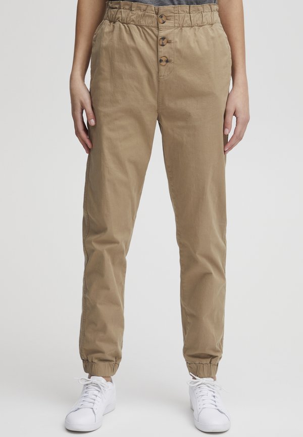 OXCOBIE REGULAR FIT - Trousers - dune