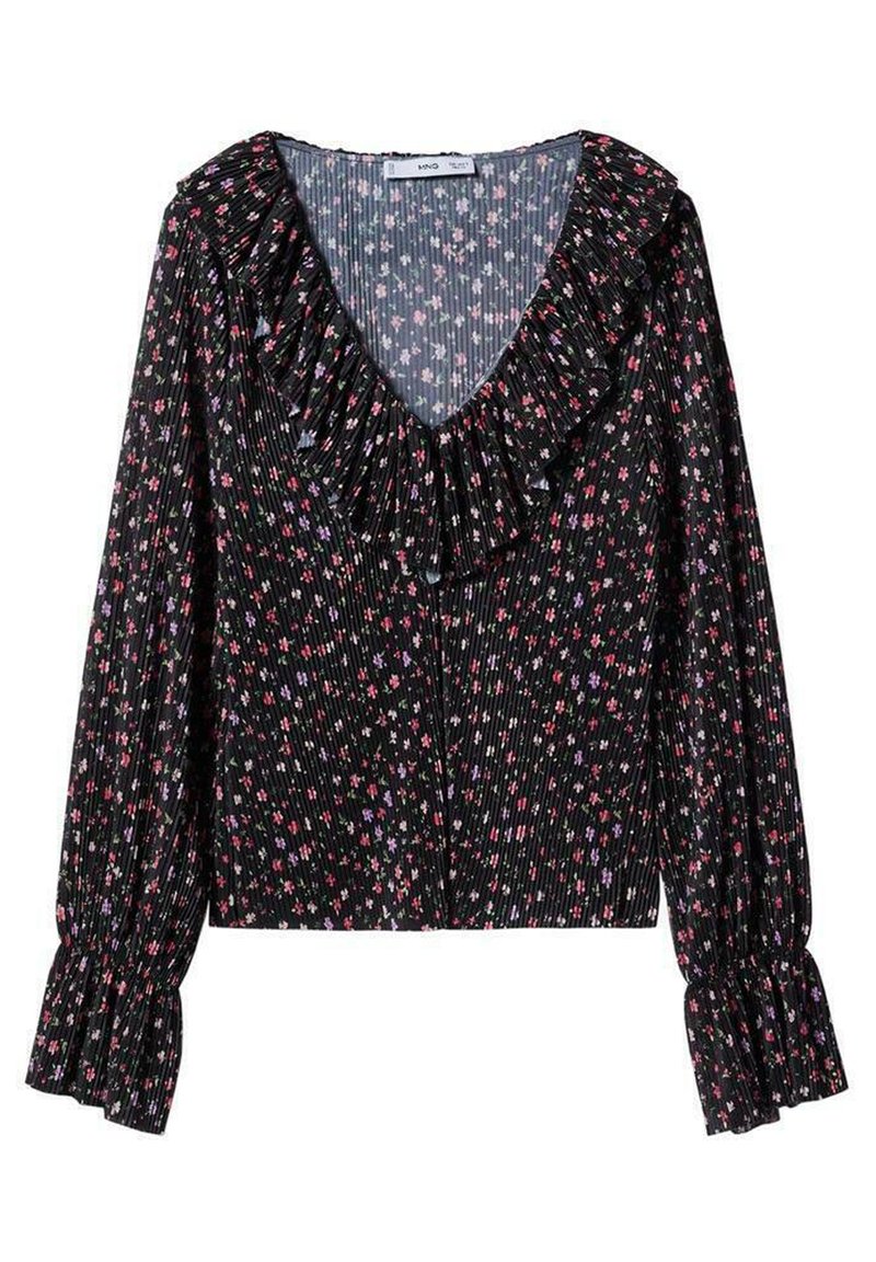 Mango Blouse zwart Mango Blouse zwart