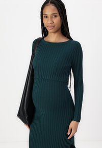 Anna Field MAMA Rochie tricotată - dark green