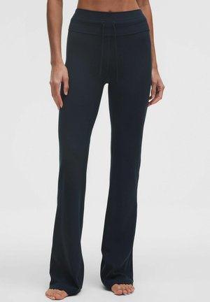 GROOVE DRAWCORD HIGH-RISE BOOTCUT  - Tights - true navy
