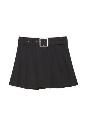 INSIDE TABLILLAS - Falda acampanada - black