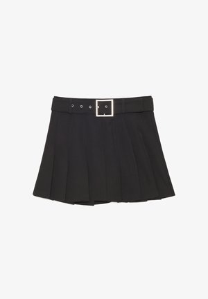 INSIDE TABLILLAS - Falda acampanada - black