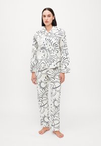 ONLY ONLKYLIE NIGHTWEAR - Nattdrakt - cloud dancer/navy