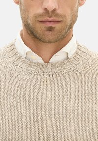 Oscar Jacobson SIMONE ROUNDNECK - Jumper - trench beige
