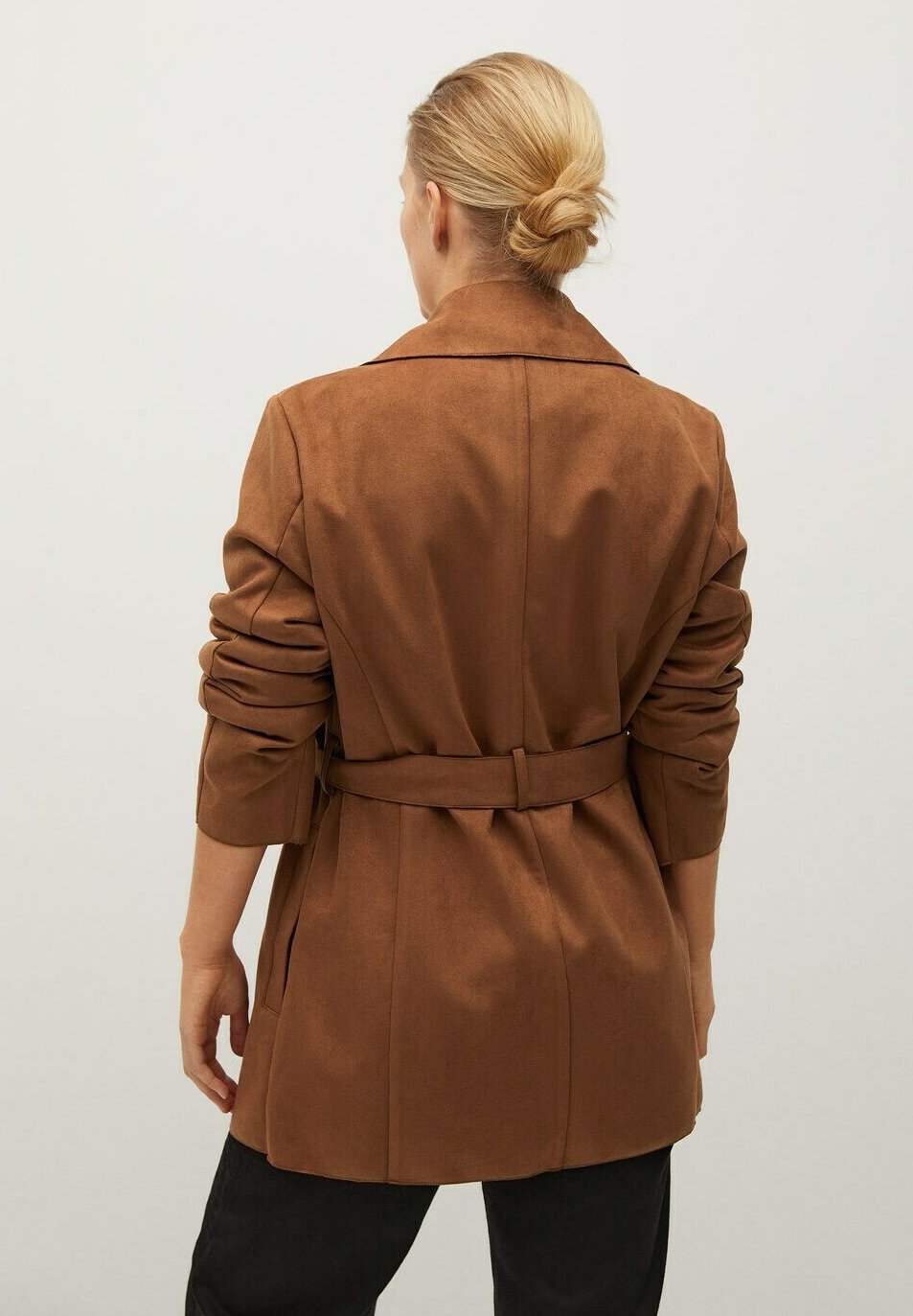 Violeta by Mango CLARA - Abrigo corto - bruin/marrón - Zalando.es