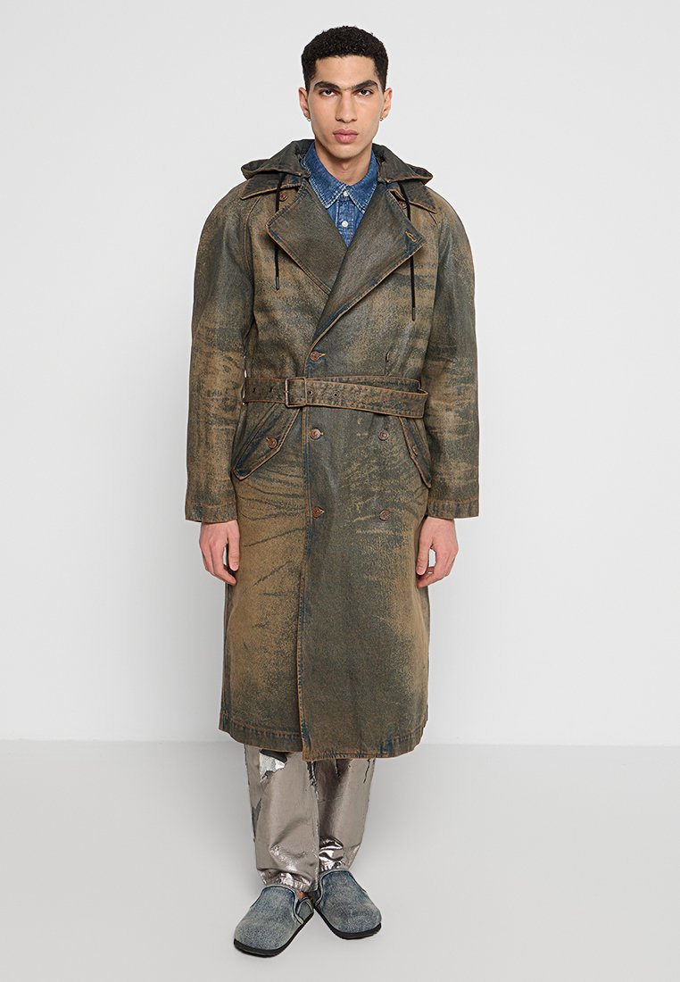 Diesel Trenchcoat lichtbruin