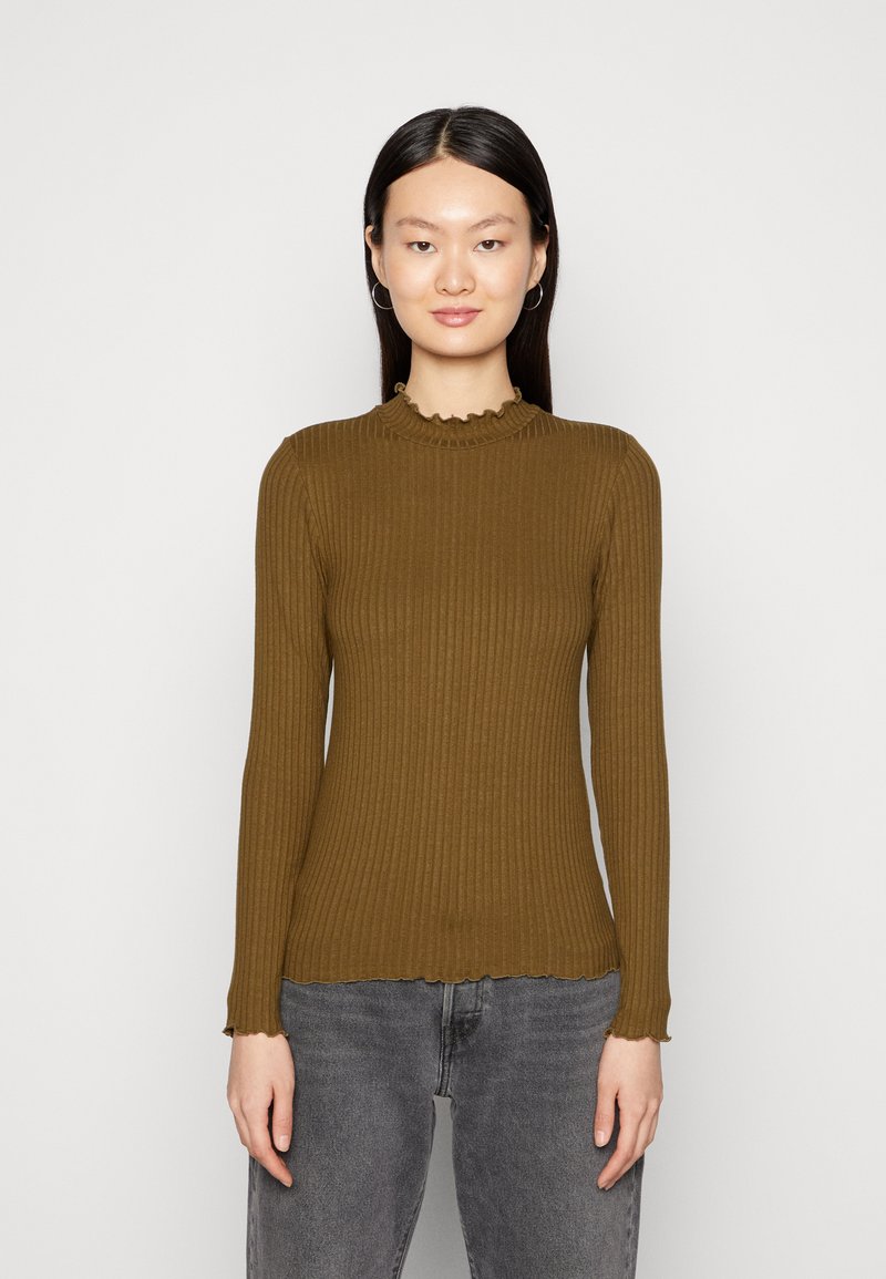 JDY JDYFRANSISKA LIFE NOOS - Top dugih rukava - dark olive