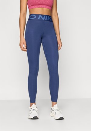 SCULPT - Leggings - midnight navy/white