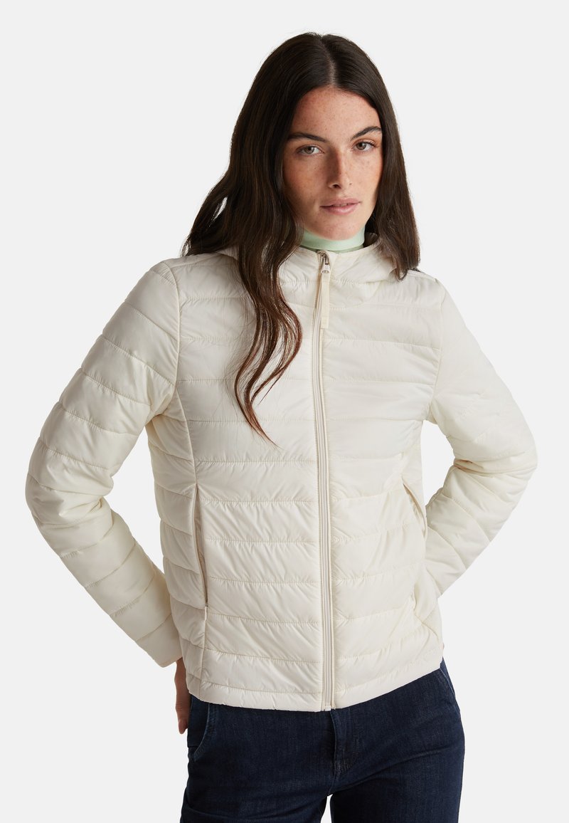 United Colors of Benetton Zimní bunda - white