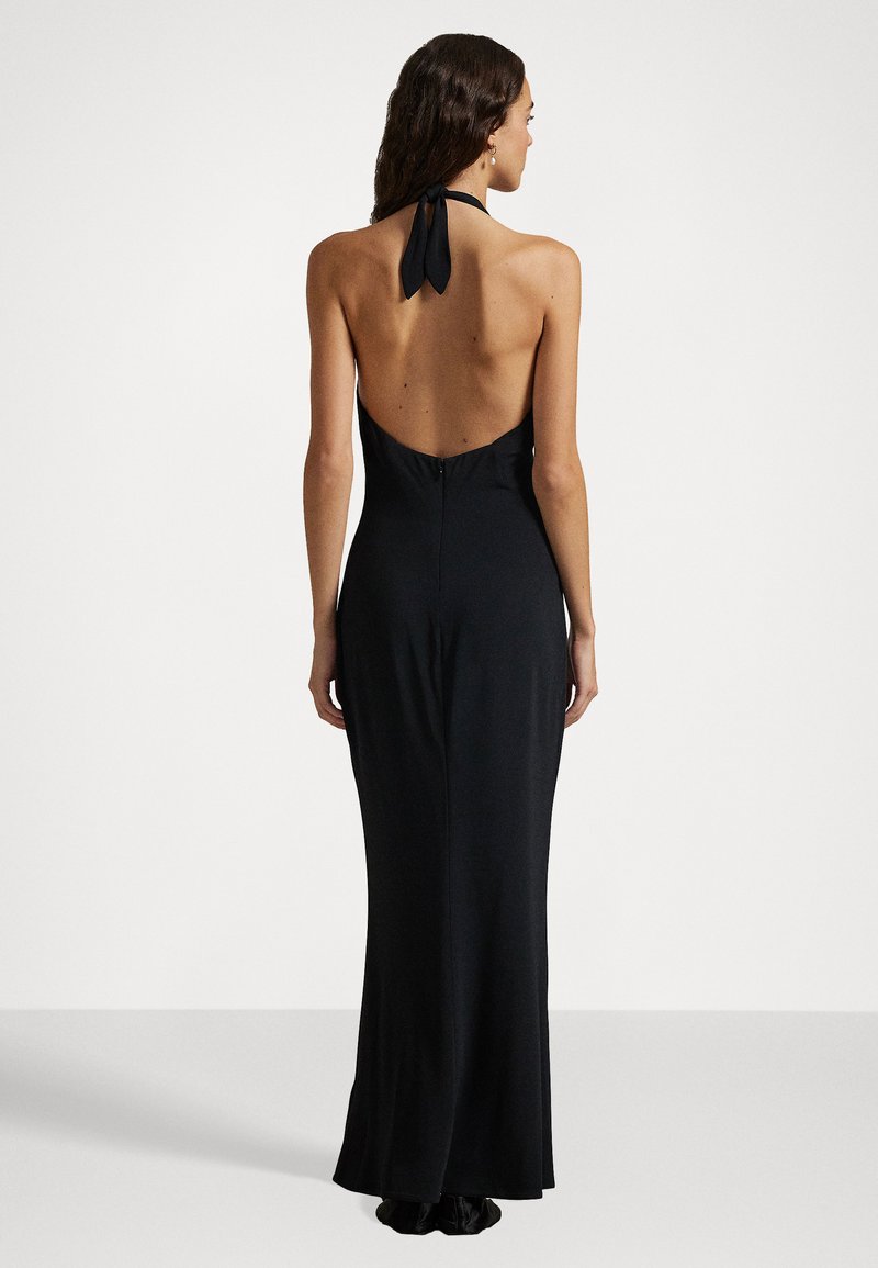 Polo Ralph Lauren KEYHOLE SLEEVELESS DRESS - Cocktail dress / Party dress -  black - Zalando.ie
