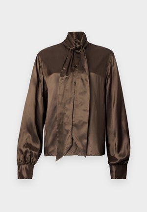 MM6 Maison Margiela LONG SLEEVED SHIRT - Hemdbluse - brown