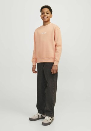 Jack & Jones Junior MIT RUNDHALS - Sweatshirt - canyon sunset