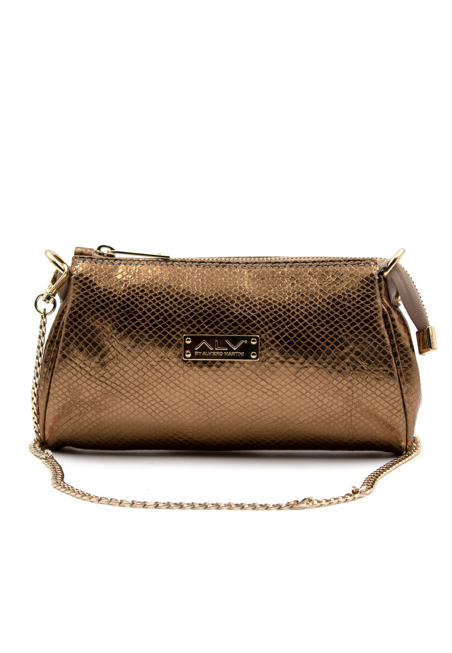 Borsa A Tracolla Alviero Martini Prima Classe - 28x20x10 Cm Con Zip E Tasca Frontale