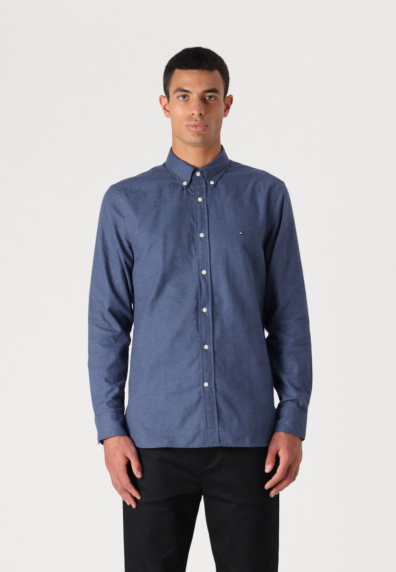 Tommy Hilfiger - BRUSHED SOLID SHIRT - Shirt - night sky, Enlarge