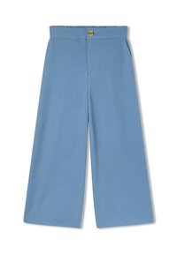 Terranova CROP PALAZZO Pantaloni avio/celeste