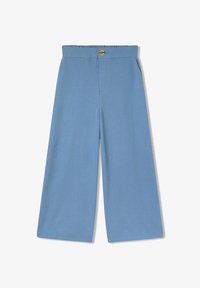 Terranova CROP PALAZZO Pantaloni avio/celeste1