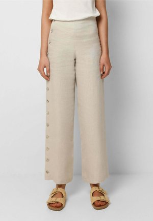 WITH BUTTONS ON THE SIDE - Kalhoty - natural