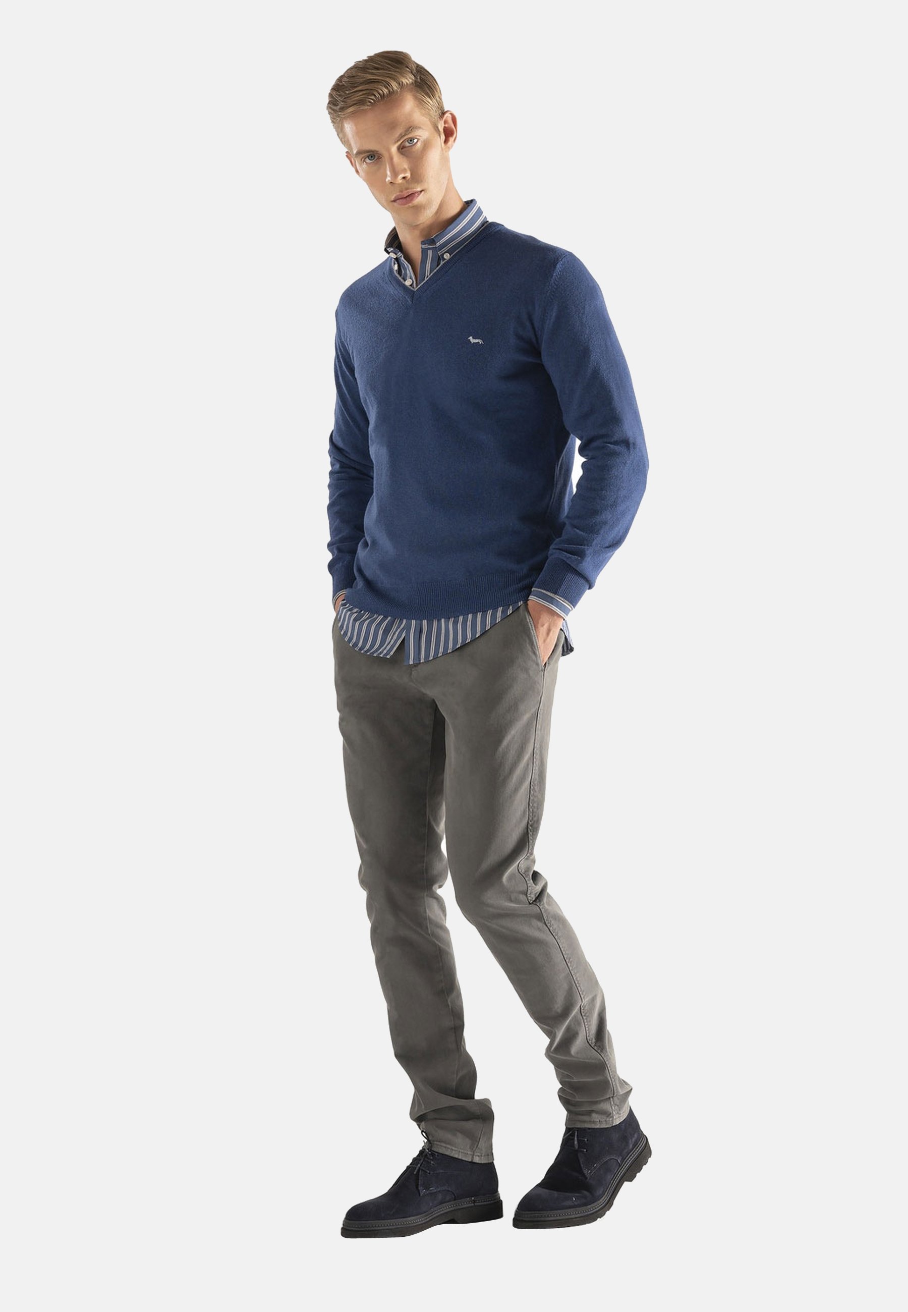 Harmont \u0026 Blaine BASIC IN MISTO WS - Felpa - lapislazzulo - Zalando.it
