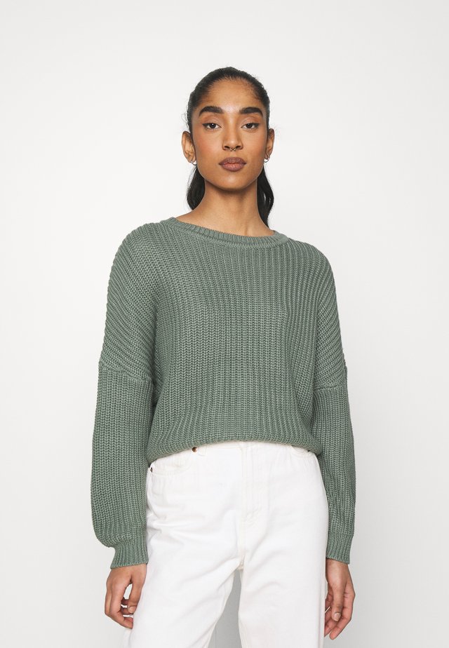 OVERSIZED JUMPER - Trui - green