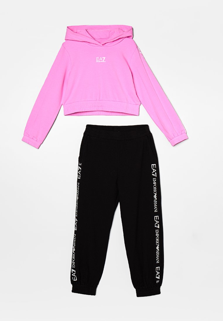 EA7 Emporio Armani Hoodie donkerroze