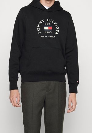 Felpa con cappuccio - black