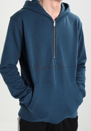 Felpa con cappuccio - turquoise