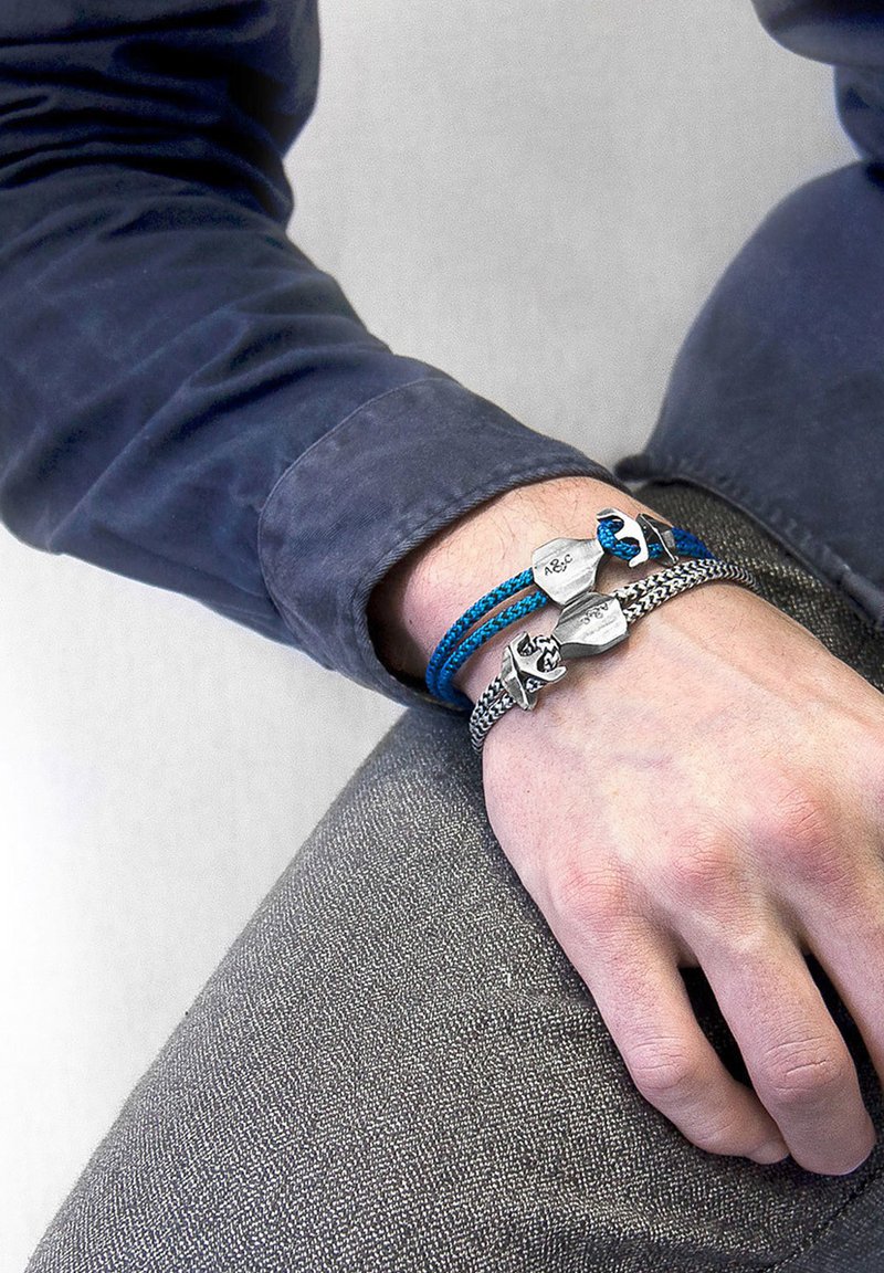 Anchor & Crew DELTA ANCHOR Armband white/vit Zalando.se