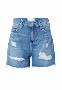 Calvin Klein Jeans MOM  - Shorts vaqueros - denim medium