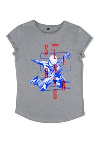Henry Tiger MARVEL SPIDERMAN - Triko s potiskem - melange grey