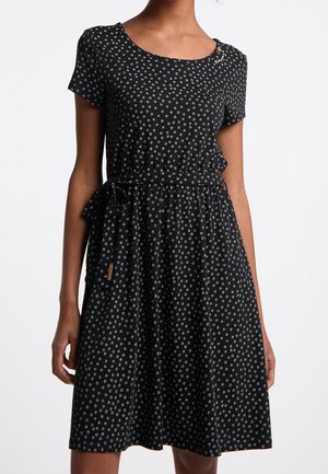 Vestito di maglina - black