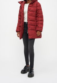ONLY Petite Vinterfrakke - red