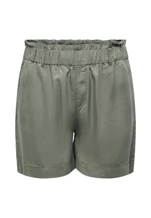 ONLY Carmakoma, SHORTS CARZANZI REGULAR FIT SHORTS - Rövidnadrágok - smokey olive