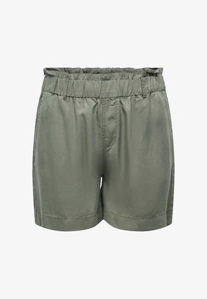 ONLY Carmakoma, SHORTS CARZANZI REGULAR FIT SHORTS - Shorts - smokey olive