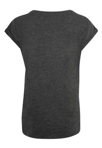 Merchcode THINKING COMIC EXTENDED SHOULDER TEE - T-shirts print - charcoal