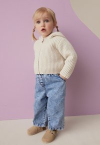 Next HOODED - REGULAR FIT - Kardigan - oatmeal