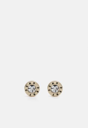 LOGO STONE STUD - Naušnice - gold-coloured