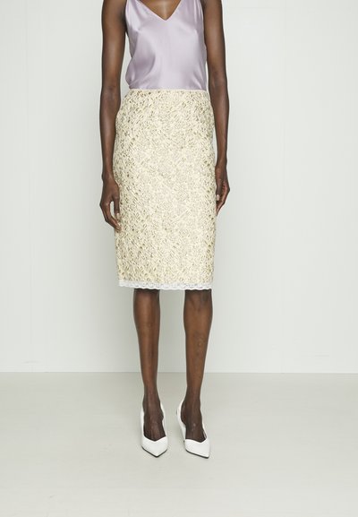 N°21 GONNA TESSUTO - Pliiatsseelik - giallo/oro