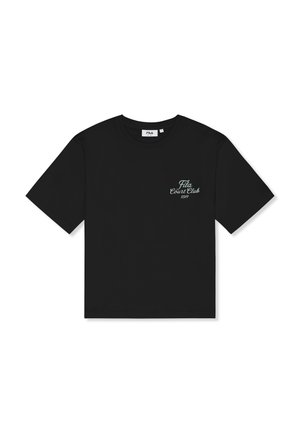 Fila, APPAREL VILLA RELAXED GRAPHIC - T-shirts print - black