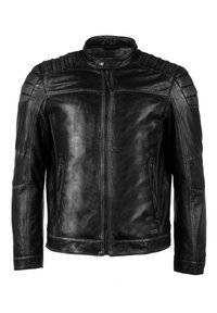 WHYTE - Nahkatakki - black