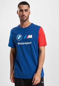 Puma - BMW MMS ESS LOGO - T-shirt print - blue Miniatuurafbeelding 1