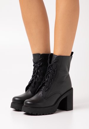 Zign Botines de tacón - black