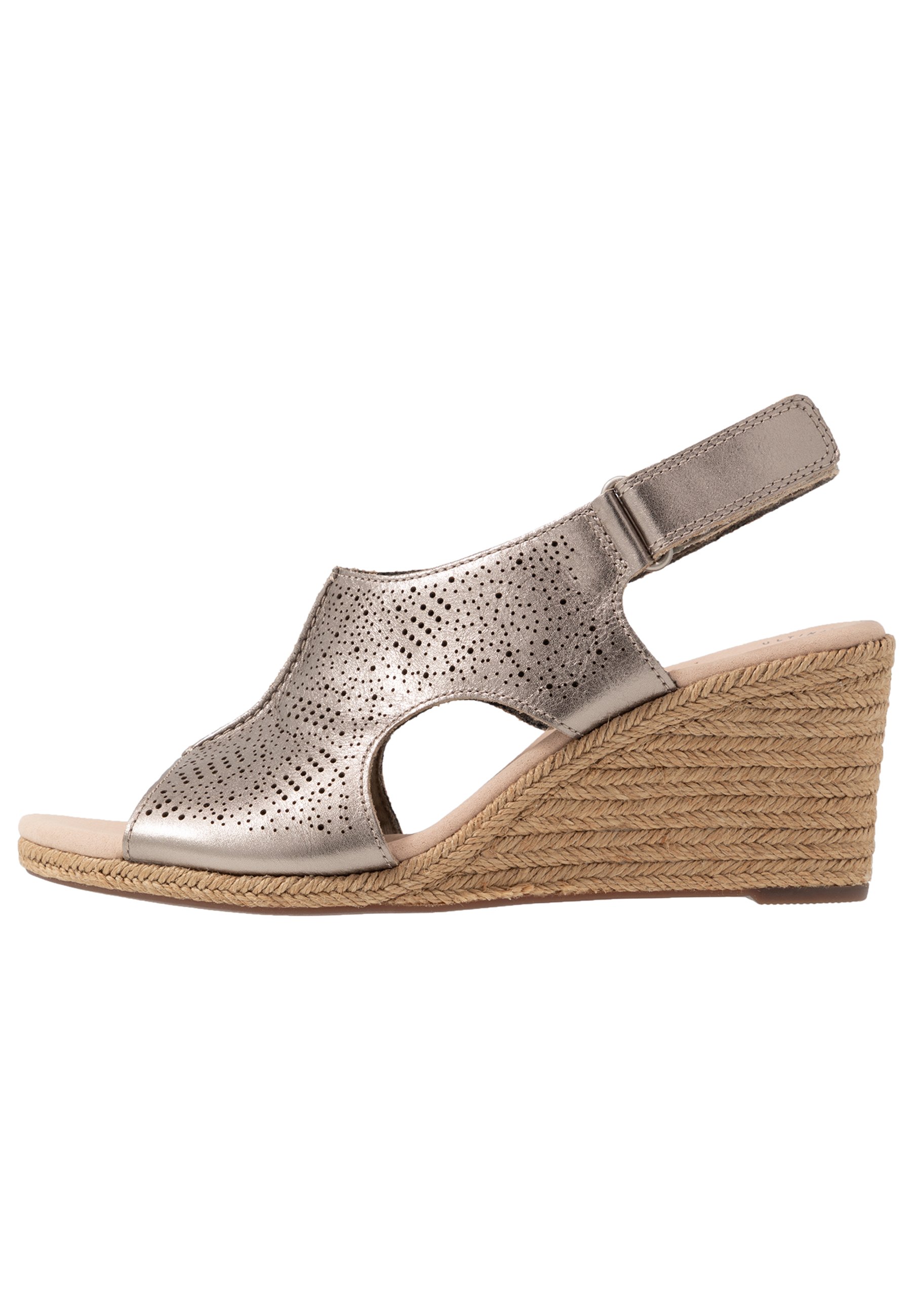 clarks lafley rosen espadrille wedge sandal