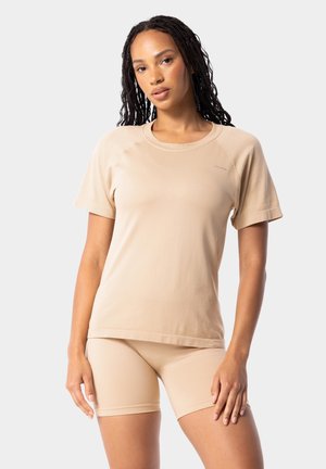 SIMPLY SEAMLESS  - Jednoduché tričko - beige