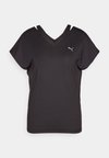 STUDIO FASHION TEE REGULAR - Sportfelső - black