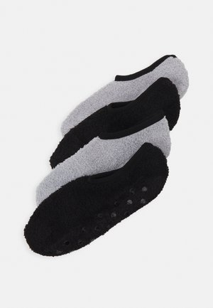 FEMALE COSY SNEAKER 4 PACK - Varrettomat sukat - black