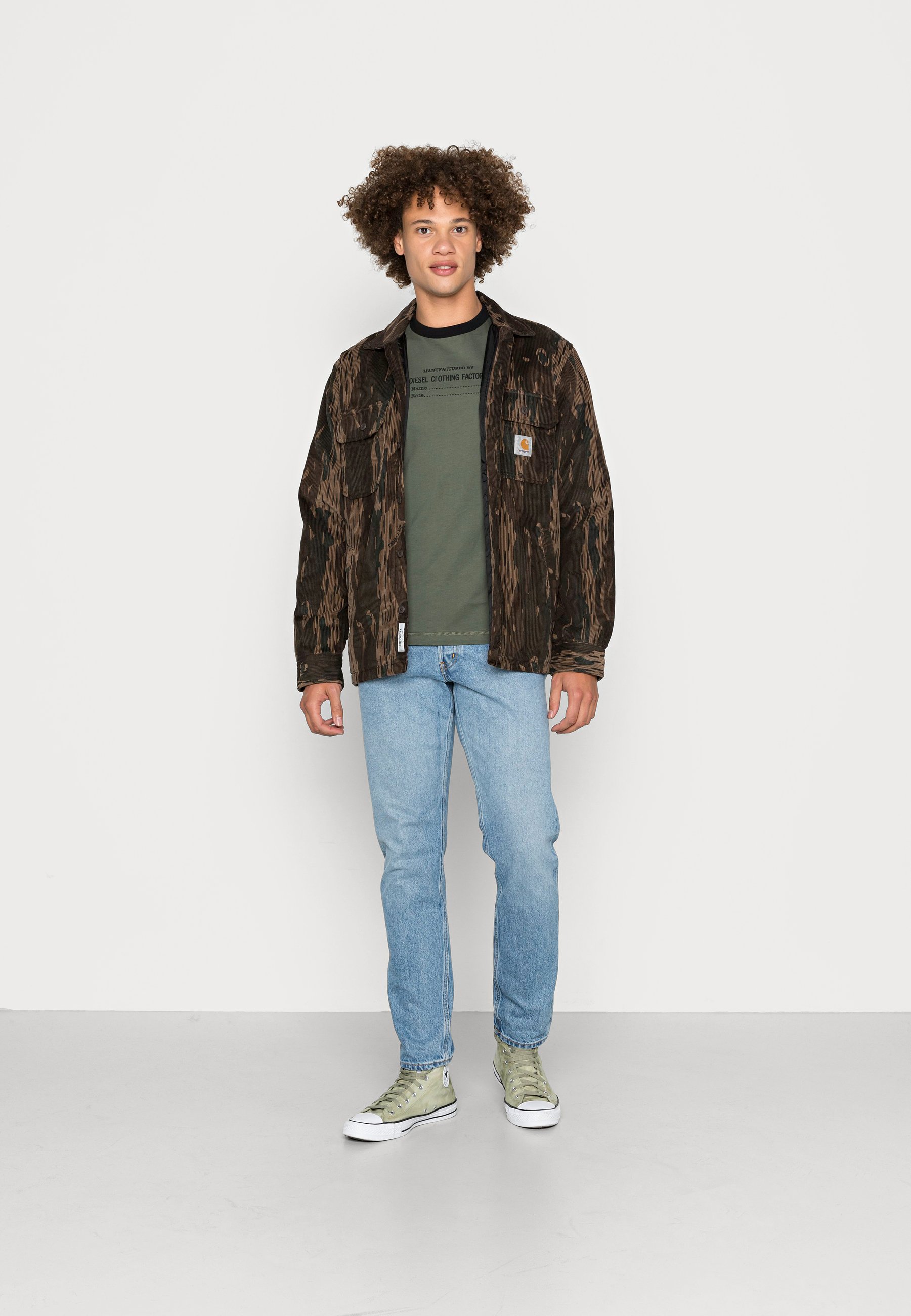 Diesel DIEGOR - T-shirt con stampa - green/verde - Zalando.it