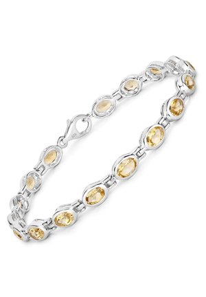 CITRIN EDELSTEIN - Armbånd - silberfarben