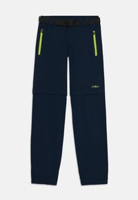CMP - KID ZIP OFF PANT UNISEX - Outdoorbukser - blue/limegreen Miniaturebillede 1