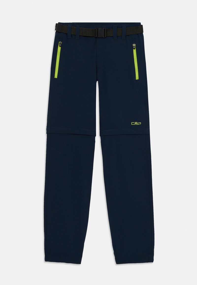 CMP - KID ZIP OFF PANT UNISEX - Outdoorbukser - blue/limegreen, Forstør