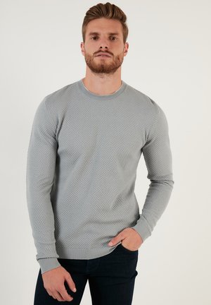 Buratti Strickpullover - light grey